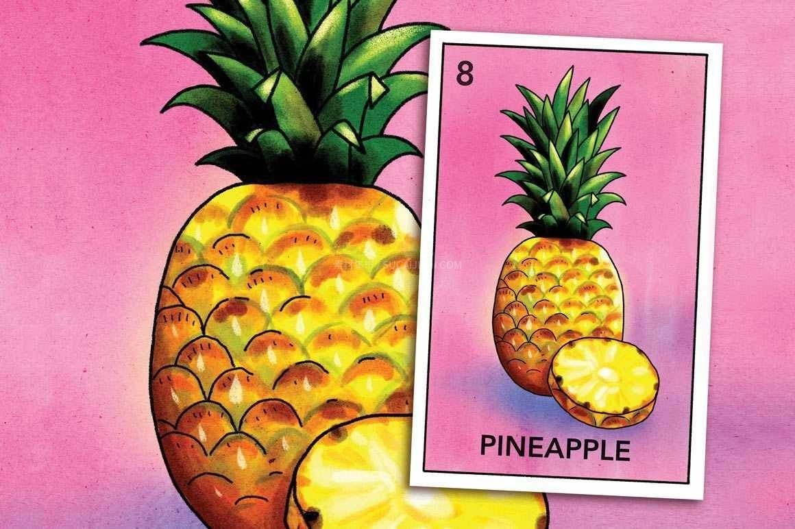 Procreate美式插画水彩墨水笔刷